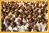 Devotees during annakut festival