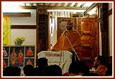 Speeches and presentations on a variety of topics by sadhus