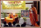 Speeches and presentations on a variety of topics by sadhus