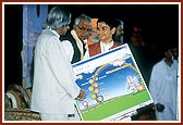 The President launches BAPS web site for children 'kids.swaminarayan.org' 