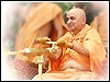 Pushpadolotsav celebration with Pramukh Swami Maharaj, Sarangpur, India