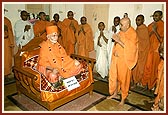 Darshan at Shastrji Maharaj's room