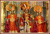 Bhagwan Swaminarayan, Aksharbrahma Gunatitanand Swami and Shri Gopalanand Swami