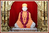 Darshan of Brahmaswarup Shastriji Maharaj in the Smruti Mandir