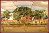 The life-like festival stage represents a natural farm and garden - Yagnapurush Fulvadi 