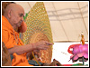 Pushpadolotsav celebration with Pramukh Swami Maharaj, Sarangpur, India