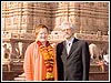 Lech Walesa Visits Swaminarayan Akshardham, New Delhi, India