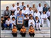 Jack Lundie, Deputy Editor of BBC – Blue Peter & Dr Paul Michael Knapton, Director for Prevention and Care at the British Heart Foundation, visit BAPS Shri Swaminarayan Mandir, Neasden, London