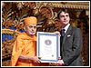 Guinness Bestows Two World Records on Pramukh Swami Maharaj, Amdavad, India