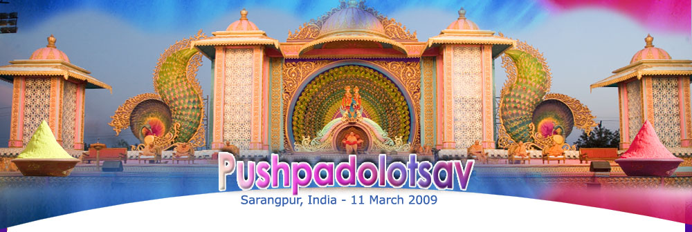 Pushpadolotsav, Sarangpur, India