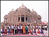 Queen’s Baton 2010 Relay Arrives at Swaminarayan Akshardham, New Delhi, India 