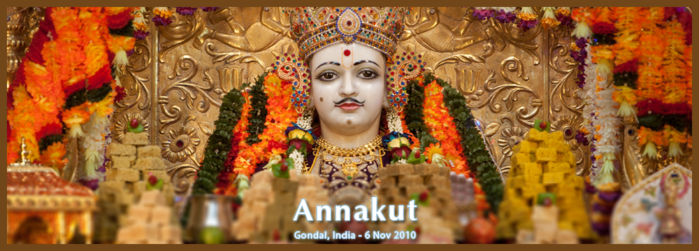 Annakut Celebration with Pramukh Swami Maharaj, Gondal
