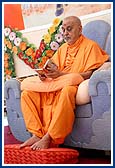 Swamishri's morning puja