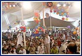 Devotees during the celebration assembly