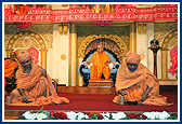In the evening satsang assembly youths perform a cultural program glimpsing upon the life of Shastriji Maharaj