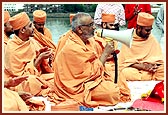 Mahapuja rituals on the bank of the River Thames