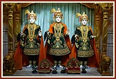 Bhagwan Swaminarayan, Aksharbrahma Gunatitanand Swami and Shri Gopalanand Swami