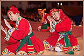 A beautiful and colourful dance performed by the schoolchildren