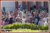 In anticipation of Pramukh Swami Maharaj’s arrival from Heathrow Airport