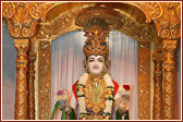 The sacred image of Ghanshyam Maharaj