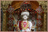 The sacred image of Ghanshyam Maharaj