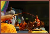 Swamishri colours Harikrishna Maharaj