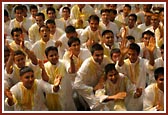 Kishores in joyous mood at the end of the Fuldol festival