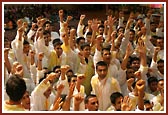 Kishores in joyous mood at the end of the Fuldol festival
