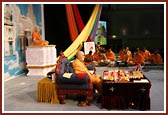 Swamishri during puja