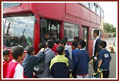 Balaks boarding the bus to Alperton Goals for the Pramukh Cup