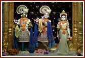 Harikrishna Maharaj and Radha Krishna Dev