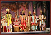 Drama from the Mahabharat part of the special train journey