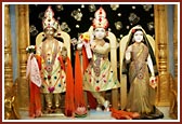 Harikrishna Maharaj and Radha Krishna Dev