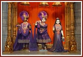 Harikrishna Maharaj and Radha Krishna Dev