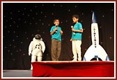 Children performing a dialogue in Hindi