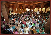 Devotees from all over the UK and Europe gathered for this Golden Anniversary event