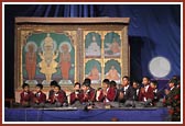 Children from the Swaminarayan School performing during the programme  