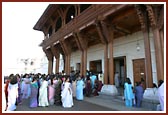 Devotees from all over the UK and Europe gathered for this Golden Anniversary event