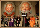 The Archbishop addressing the gathering