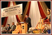 Parliamentary Under–Secretary of State, Northern Ireland, Rt. Hon. Barry Gardiner MP praising the work done by the Mandir at this time of need