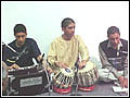 Kishores singing kirtans