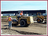 Compaction in parking lot  