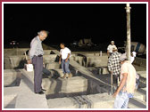 Sixth phase of pouring work