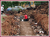 Ground work of parking area
