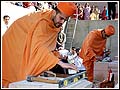 Mahapuja Rituals at Mandir site