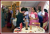 Traditional Indian ornaments display 