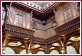 Divine carving in main foyer of Haveli