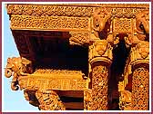 Traditionaly carved balcony