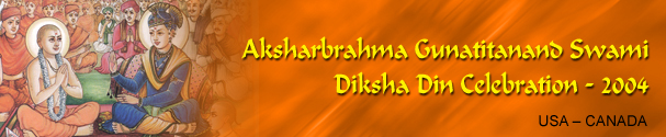 Aksharbrahma Gunatitanand Swami Diksha Din Celebration in USA & Canada