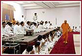 Swamishri doing his morning walk

 